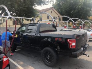Clean Black Truck after Car Wash